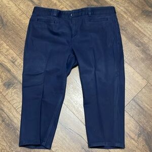 Chaps Petite Twill Navy Capri pants, 14P